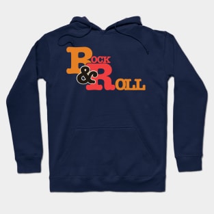 Rock And Roll Design Hoodie